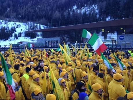 Protesta al Brennero, basta falso cibo italiano